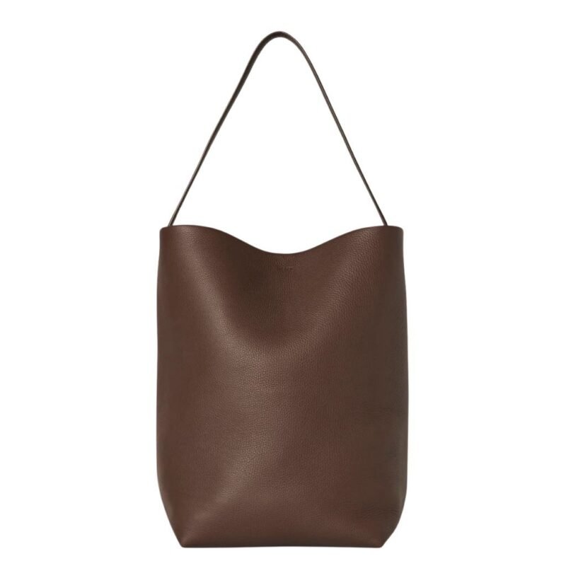 The Row Large N/S Park Tote Bag Dark Olive