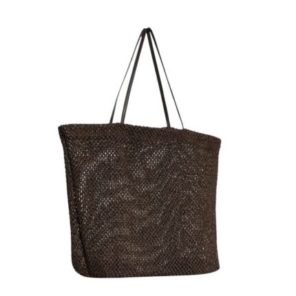 The Row Barn Tote Bag Dark Brown