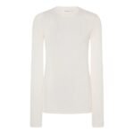 The Row Dantea T-Shirt Ivory