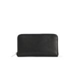 The Row Large Zip Wallet Black