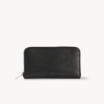 The Row Large Zip Wallet Black