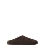 The Row Hudson Slide Lacquer Brown