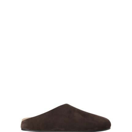 The Row Hudson Slide Lacquer Brown