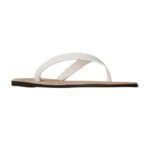 The Row Beach Flip Flop Optic White