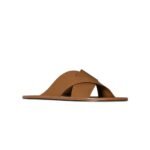 The Row Malick Cross Sandal Honey