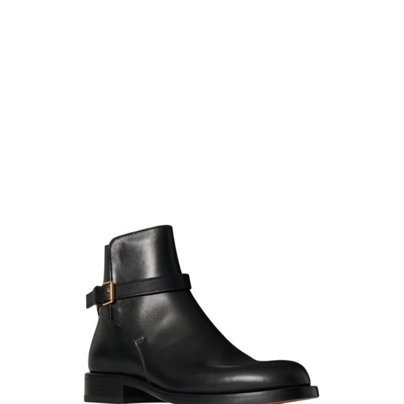 The Row Nobilis Buckle Boot Black
