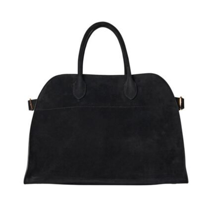 The Row Soft Margaux 15 Bag Black