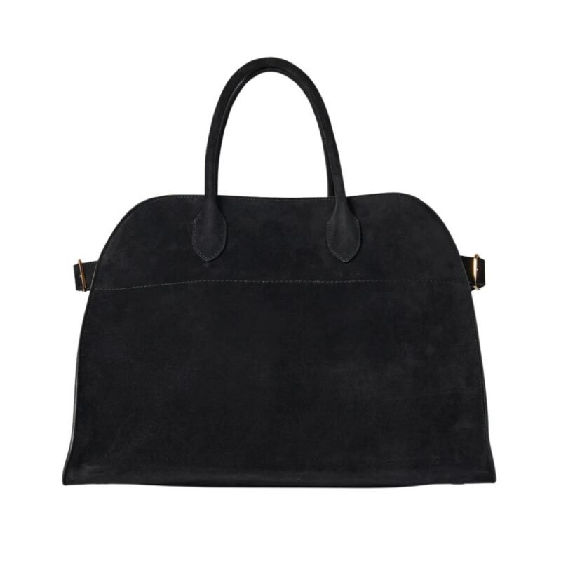 The Row Soft Margaux 15 Bag Black