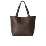 The Row Small Park Tote Bag Deep Brown
