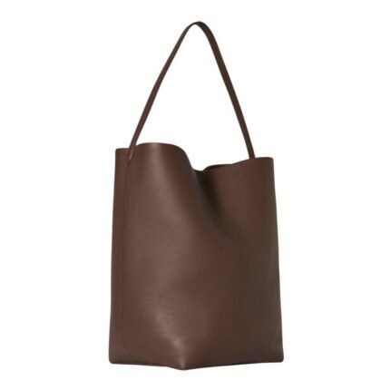 The Row Large N/S Park Tote Bag Dark Olive