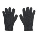 The Row Pleon Gloves Charcoal Melange