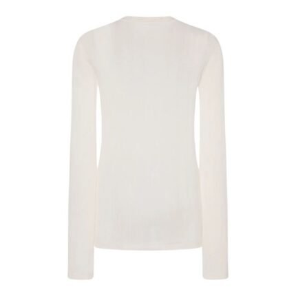 The Row Dantea T-Shirt Ivory