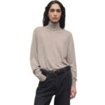 The Row Nabari Turtleneck Beige Melange