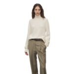 The Row Lizzy Turtleneck Ivory