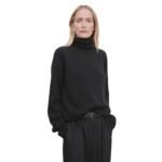 The Row Stepny Turtleneck Black