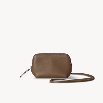 The Row Owen Pouch Tawny Brown