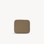 The Row Small Zip Wallet Smoked Taupe