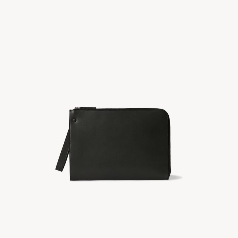 The Row Medium Portfolio Wristlet Dark Pine
