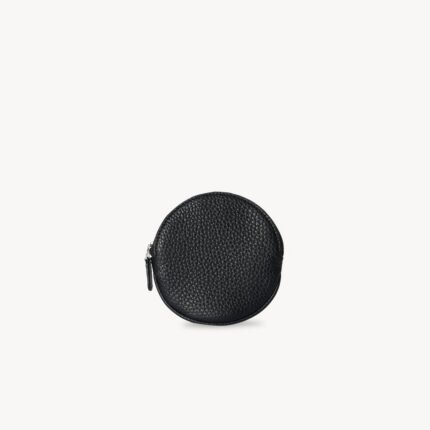The Row Round Pouch Black
