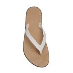 The Row Beach Flip Flop Optic White