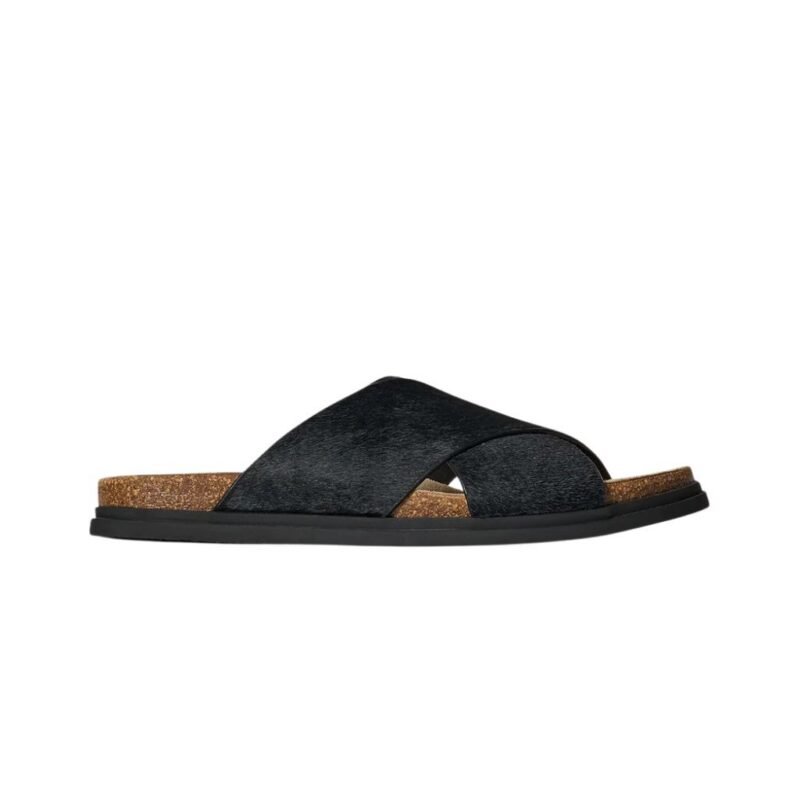 The Row Cross Sandal Black