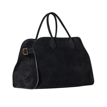 The Row Soft Margaux 15 Bag Black