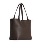 The Row Small Park Tote Bag Deep Brown