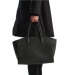 The Row Marlo Tote Bag Black