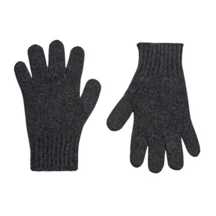 The Row Pleon Gloves Charcoal Melange