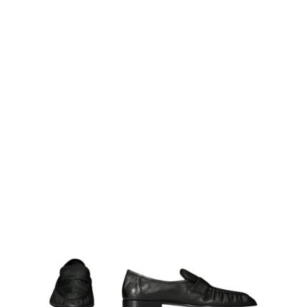 The Row Soft Loafer Black