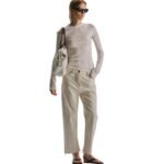 The Row Dantea T-Shirt Ivory