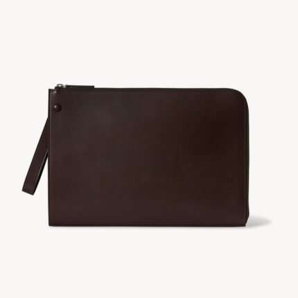 The Row Large Portfolio Wristlet Amaranto