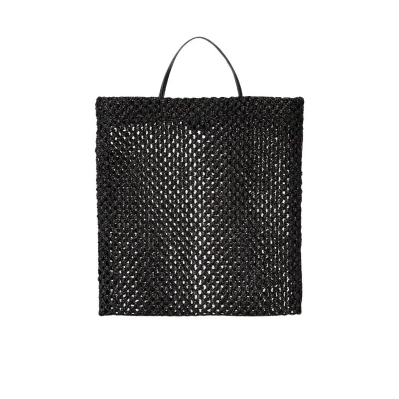 The Row Mini Barn Tote Bag Black