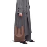 The Row Large N/S Park Tote Bag Dark Olive