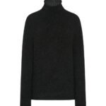 The Row Mariam Turtleneck Charcoal Melange