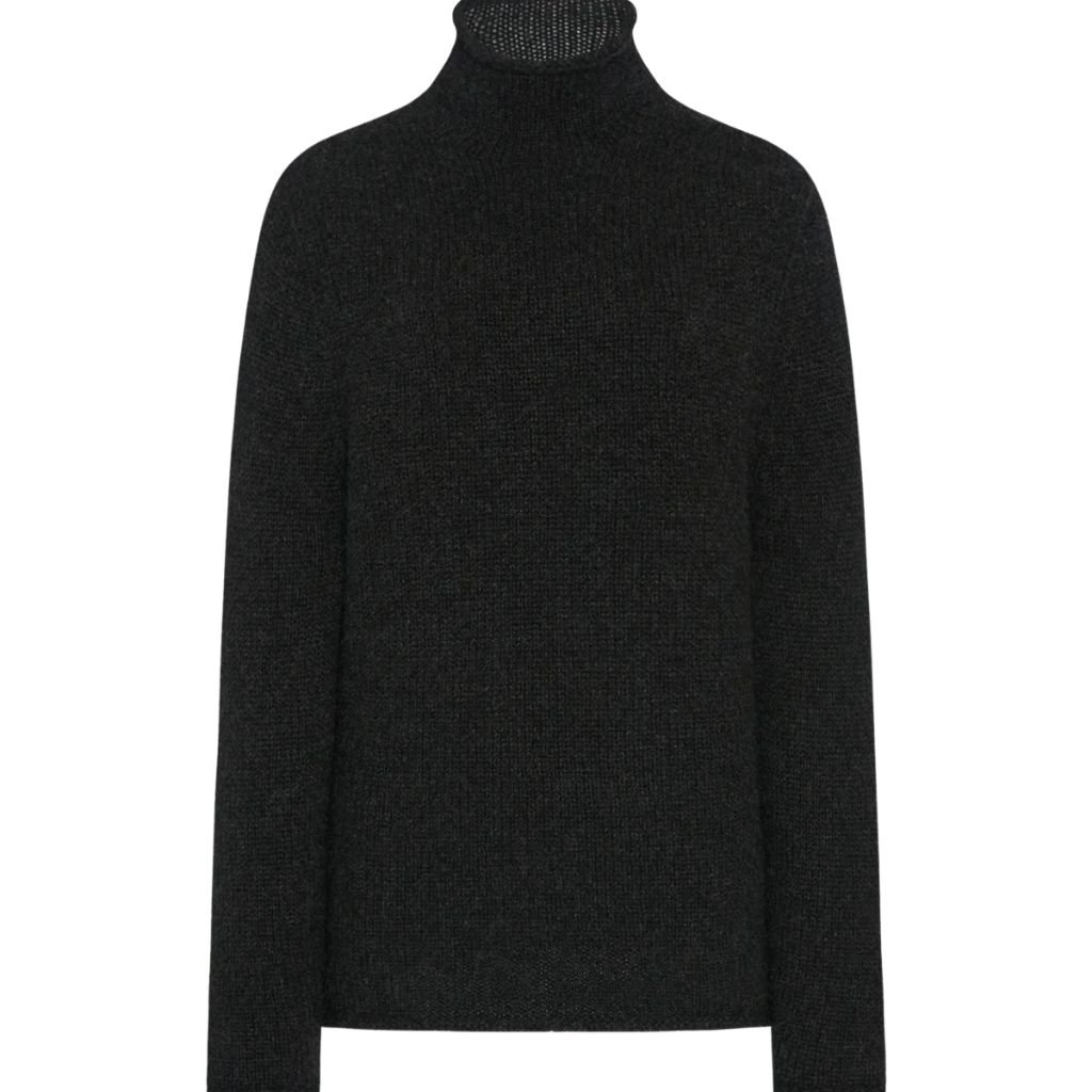 15 The Row Mariam Turtleneck Charcoal Melange