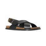 The Row Buckle Sandal Black