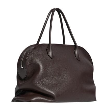 The Row Agnes 15 Bag Dark Brown