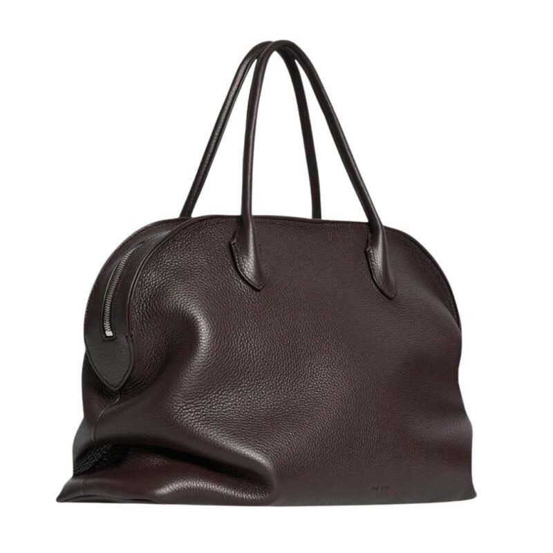 The Row Agnes 15 Bag Dark Brown
