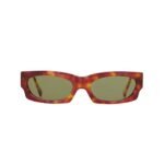 The Row Kai Sunglasses Light Tortoise / Olive