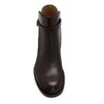 The Row Nobilis Buckle Boot Lacquer Brown