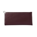 The Row Clasp Sunglasses Case Borgogna