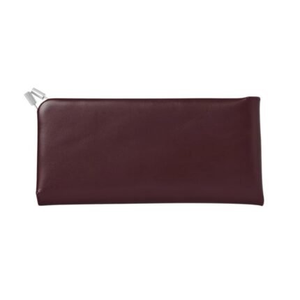 The Row Clasp Sunglasses Case Borgogna