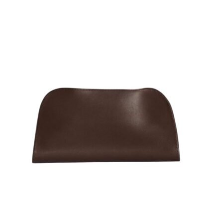 The Row Peggy Clutch Hippo Grey