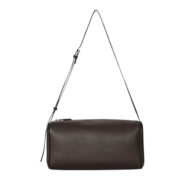 The Row 90's Shoulder Bag Dark Brown