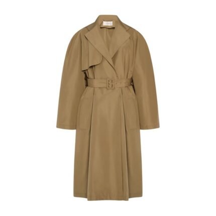 The Row Amapola Coat Sandy Buff