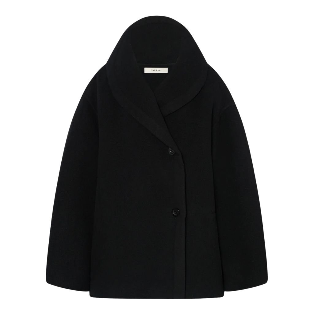 17 The Row Temur Coat Black