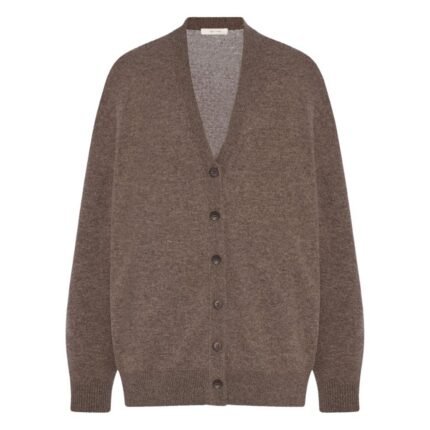 The Row Pelagia Cardigan Grey Taupe