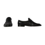 The Row Soft Moccasin Two Black