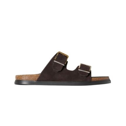 The Row Buckle Slide Coffee